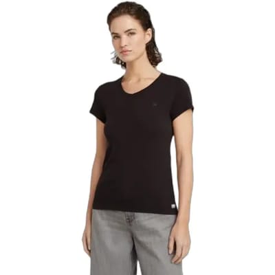 G-STAR Eyben slim v t 2.0 wmn Dames Top - dk black