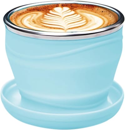 Opvouwbare Beker - Drinkbeker Met Deksel - Buitensporten Picknick - Voedselveilig Siliconen - 7.6x7.3cm Gevouwen 3cm - Geel Blauw Grijs Violet
