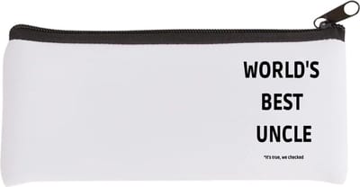 Akyol - world's best uncle it's true we checked Etui - Oom - werelds beste oom - verjaardag - cadeautje voor oom - oom artikelen - kado - geschenk - 20 bij 9 cm