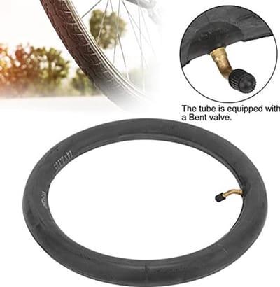 Fietsonderdelen, 14x2.125 Binnenband met Gebogen Ventiel Butyl Rubber Binnenbanden voor Elektrische Fiets