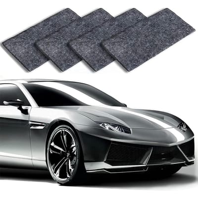 Chiffon étincelant pour rayures de voiture, chiffon multi-usages pour enlever les rayures de voiture, facile à réparer, petit format noir