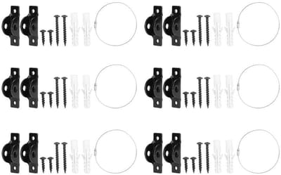 Meubel Beveiliging - Anti Val - Kind Veiligheid - Duurzaam Staaldraad - 6 Sets - Zilver
