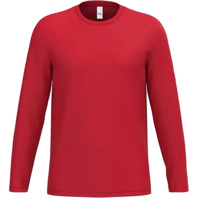 iDeal Basic Brand iDeal190 uniseks T-shirt LSL IB323 - Ideal Red - S