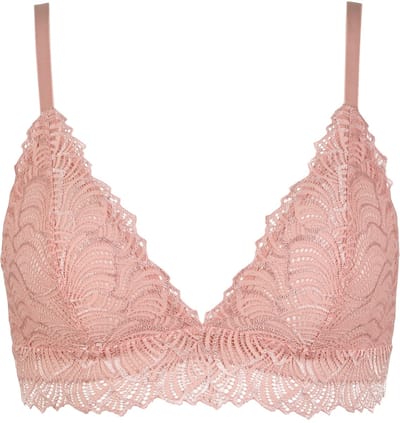Naturana - Bralette met kant - 5574 - Pink Rose - 70A