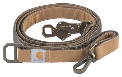 Duurzame Nylon Duck Hondenriem in Bruin/Donskleur - Klein