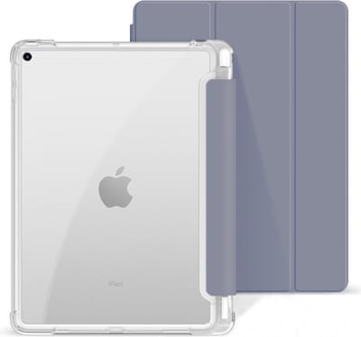 Mobiq Tablet Hoes - geschikt voor iPad 10.2 inch (2021/2020/2019) - geschikt voor iPad Generatie 7/8/9 Trifold Bookcase Hoesje