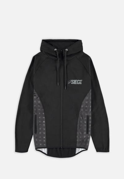 6 Siege - Tech Vest met capuchon - M - Zwart