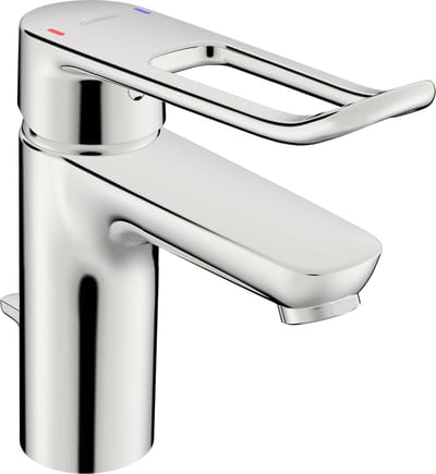 Hansa Clinica - Wastafelkraan met waste, chroom 45012186