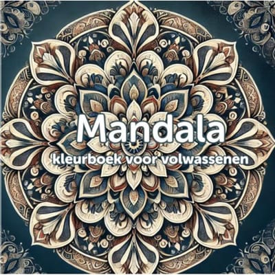Mandala Kleurboek Voor Volwassenen (Hardcover) - Koekoek Kinderboek