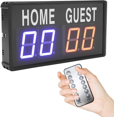 Dailygoody - Digitale Scorebord - Score Keeper - Met afstandsbediening - Ideaal voor cornhole - Verstelbare helderheid - Geschikt voor sport en spel