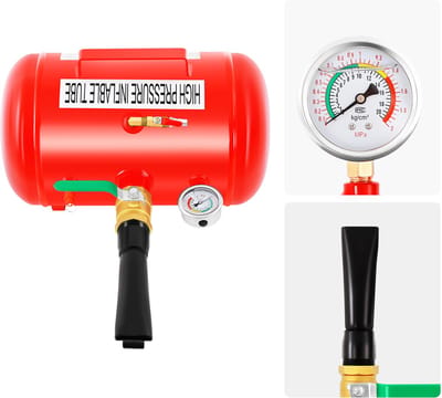 20L Bandenopvuller Booster Bandenvulmeter Schokvuller Airbooster 5 Gallon voor Vrachtwagen Auto
