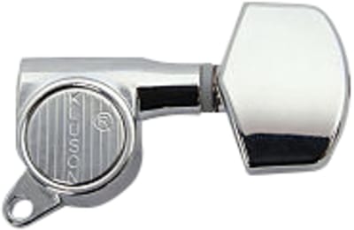 Kluson Lock mechanieken 3+3 45° Chrom - Stemmechaniek voor gitaar