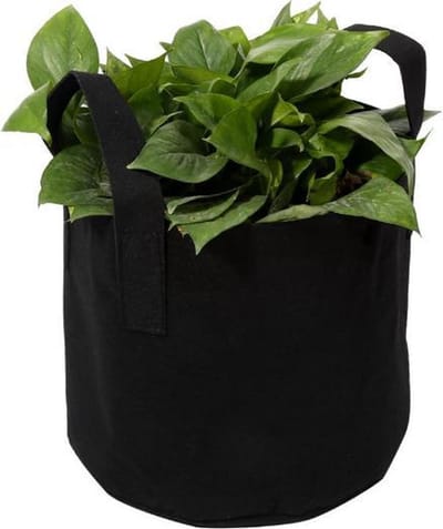CHPN - Kweekzak - Kweekzak voor Aardappelen, Wortels & Tomaten - Groeizak - Plantenzak - Moestuin - Moestuinzak - Groenten Zelf Kweken - Kweekpot/Kweekbak - Stekpotje - Kweekkasje - Plantenhouder - Zwart