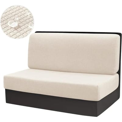 2 stuks/set RV Eethoek Kussenhoes Waterafstotend Stretch Camper Auto Bankhoes Polar Fleece Comfortabele Restaurant Stoelhoezen 1 Set