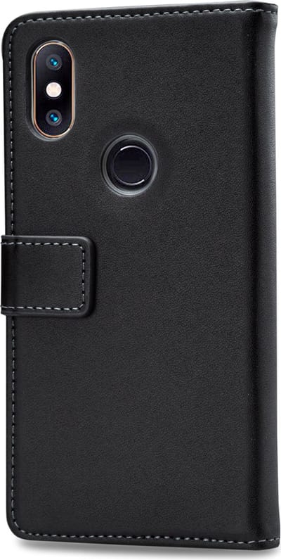 Mobilize Telefoonhoesje geschikt voor Xiaomi Mi Mix 2s Hoesje | Mobilize Classic Gelly Wallet Bookcase Portemonnee | Pasjeshouder voor 2 Pasjes | Telefoonhoesje voor Pinpas / OV Kaart / Rijbewijs - Zwart