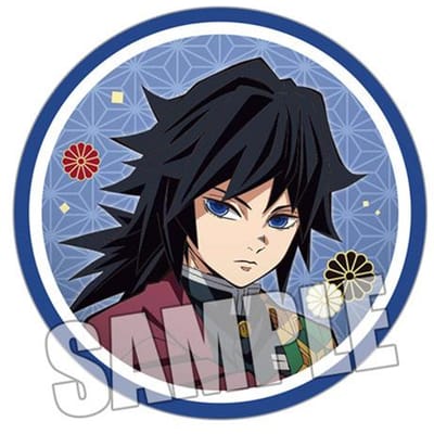 Badge Demon Slayer Kimetsu no Yaiba Broche Hashira Tomioka Giyuu Shinobu Kocho Zenitsu Merch Anime Broche Objet de Collection Cadeau pour 58mm