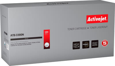 ActiveJet ATB-3380N toner voor brother printer; Brother TN-3380 Vervanging; Opperste; 8000 pagina's; zwart.