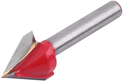 3D Graveertool voor Houtbewerking, CNC V-groef Frees met 6 mm Schacht en 60 Graden Hoek