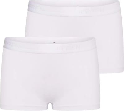 2-pak Comfort feeling katoen meisjes boxershort - - Meisjes ondergoed - Meisjes onderbroek - 104 - Wit