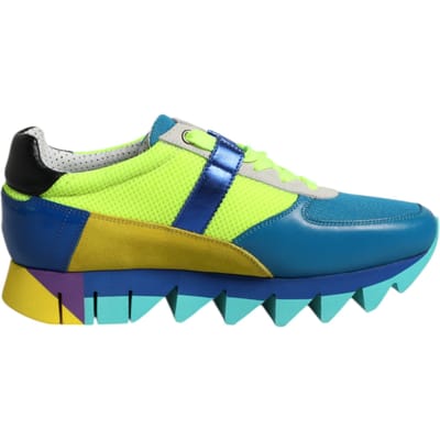 Dolce & Gabbana Multicolor Leren Lage Sneakers voor Heren