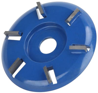 Dailygoods- Houtsnijschijf 9 cm - 6 Tanden - Houtfrees - Polijsten - Houtbewerking - Slijtvast Materiaal