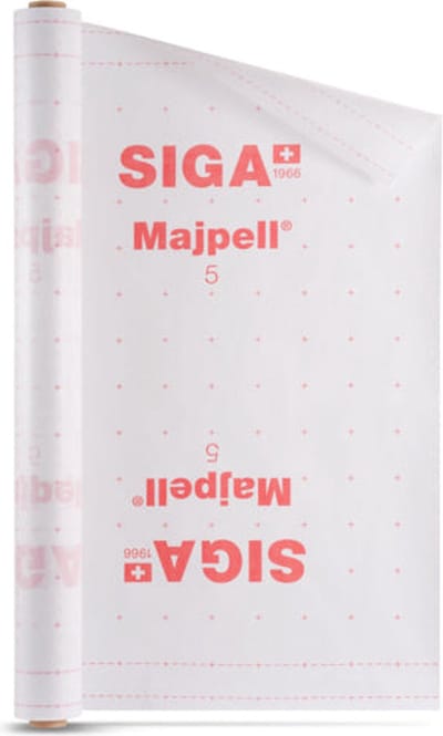 Siga Majpell 5 - 1,50 m x 50m - 75m2 - Diffunderende damprem - Luchtdichte laag