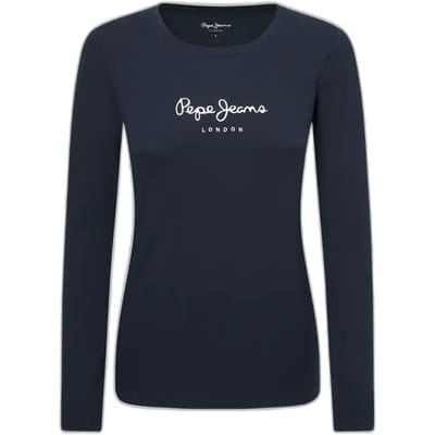 Pepe Jeans New Virginia T-shirt Met Lange Mouwen Blauw XS Vrouw