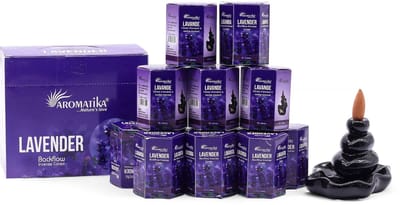 Masala Backflow Wierookpakket van 10 - Lavendel