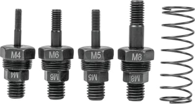 Rapid 5001579, Schroefkit, M8, Zwart, 5 stuk(s)