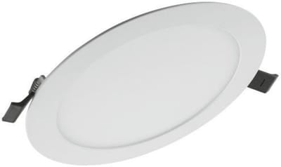 Ledvance - Downlight Slim Alu Wit 16W 1600lm 90D - 830 Warm Wit | Zaagmaat 175 IP44