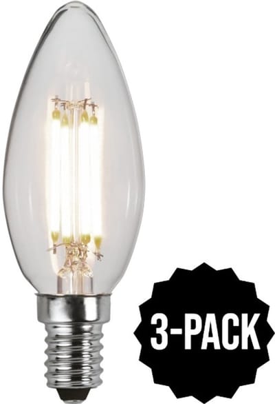 3 standen led lamp - 4W - set van 3