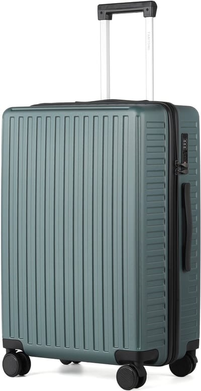 TAN.TOMI Reiskoffer Medium 66x44x27 - 65L - Spinner wielen - Lichtgewicht - TSA Slot - lichtgroen