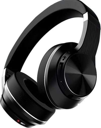 DrPhone ANC-E11 - AptX Noise Cancelling Koptelefoon – Ruisonderdrukking – Over Ear – Bluetooth 5.0 - Wireless Headphone - Zwart
