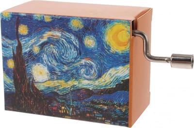 Fridolin Muziekdoos Van Gogh De Sterrennacht 4,5 X 6 X 3 Cm