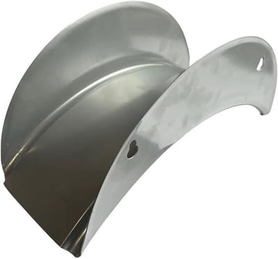 Tuinslang Houder - Slang Pijp Hanger - Buiten Montage - Stevig Metaal - Universeel Formaat - Zilver