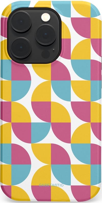 Casetastic Hoesje Geschikt voor Apple iPhone 14 Pro Magsafe - Stijlvolle Beschermende Duo-layer Case - Cirkeldroom