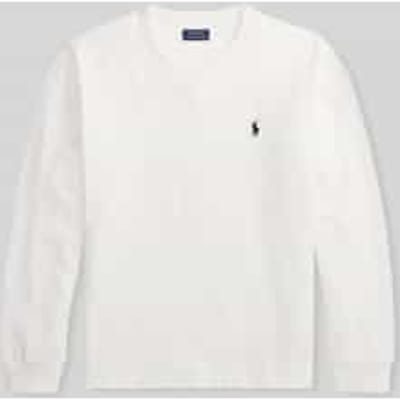 relaxed fit shirt met lange mouwen van puur katoen