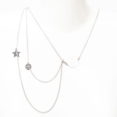 Dior Beauty Layered Charm Necklace  Ketting