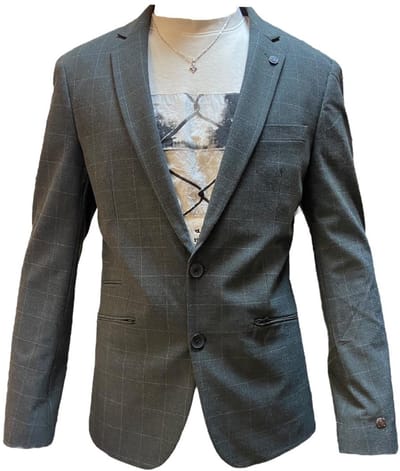 Cast Iron Blazer - Grijs - Maat 50