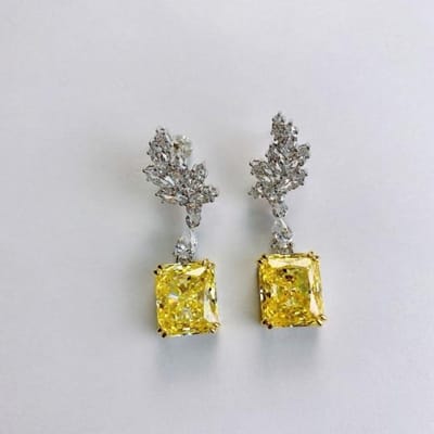 Boucles d'oreilles pendantes en argent sterling 100 % S925 avec pierres précieuses étincelantes pour femmes, bijoux fins de luxe à haute teneur en carbone pour fête de mariage gray