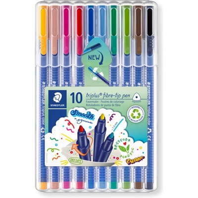 Kleurstift Staedtler 323 Triplus color à 10 stuks assorti