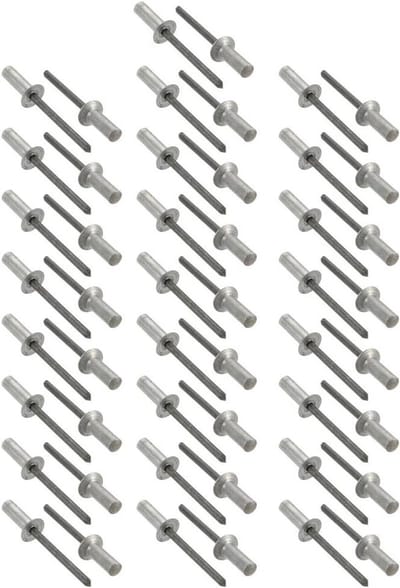 Blindklinknagels - Metaalverbinding - Vastzetten Materialen - Gesloten Einde - 5x15mm 50 Stuks - Aluminium