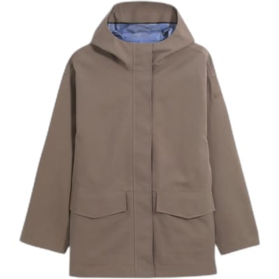 Parka 3 lagen katoen gevoel korte uitlopende vrouw Aigle MTD®