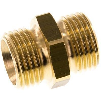 G 1/2'' Messing Borstnippel 16 Bar [2 Stuks]
