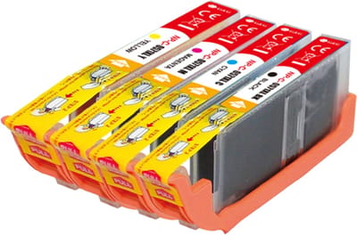 G&G Canon Pixma Inkt - Canon 571 Cartridge XL - Zwart, Cyaan, Magenta en Geel