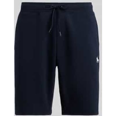 regular fit sweatshorts van katoenmix met logo-stitching