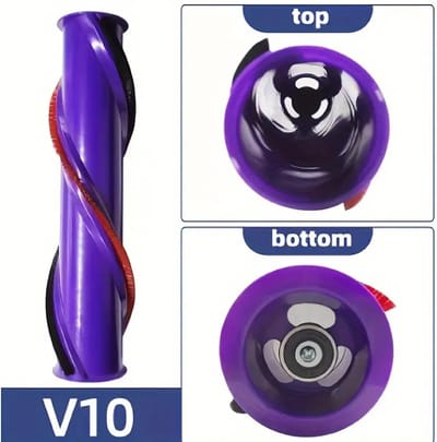 Vervangende Opzetborstel Geschikt voor Dyson V10 – Carbonvezel Rollerborstel – Compatibel met Dyson V10 Draadloze Stofzuiger – Accessoire voor Effectieve Schoonmaak