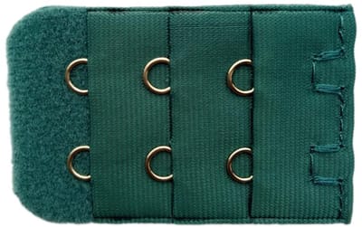 Dailygoods- BH-verlengstuk 12 stuks - 3 rijen/2 haken - elastisch - zacht - comfortabel - polyester 5 cm x 3,2 cm - Beha-extensie