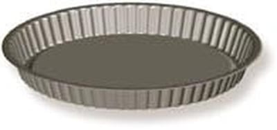 Fruit cake tin - Cakevorm Rond - Bakken Taarten - Ribbed Edge - Ø 32 cm - Silver