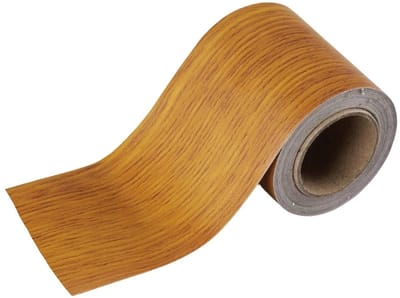 Houten Look Plakband voor Vloerreparatie - Donkerbruin voor Keuken, Badkamer en Meubels - 5cm x 5m, Duurzaam en Waterbestendig